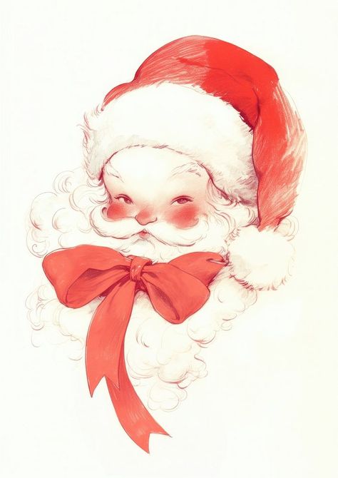 Download free image of Coquette santa claus drawing sketch art. by Adjima about texture, face, aesthetic, person, and christmas 15594590 How To Draw Santa Claus, Simple Santa Drawing, Aesthetic Person, Santa Claus Art, Santa Claus Drawing, How To Draw Santa, Face Aesthetic, Santa Face, Clothing Photography