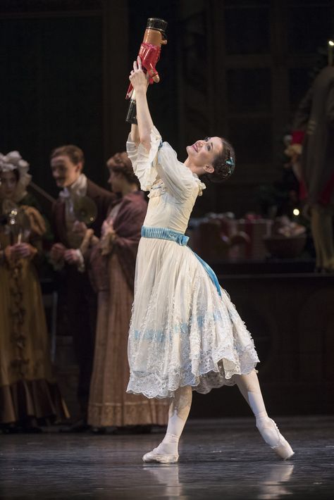 Anna Rose O’Sullivan as Clara in The Nutcracker, The Royal Ballet © 2018 ROH. Photograph by Alastair Muir Nutcracker Clara, Ballet Nutcracker, Nutcracker Costumes, The Royal Opera House, The Royal Ballet, Dance Picture Poses, Anna Rose, Kei Visual, Royal Opera House