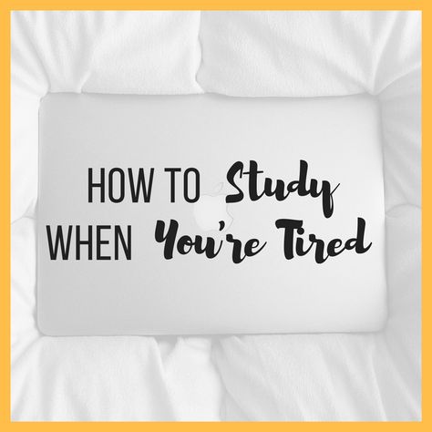 How to Study When You’re Tired School Supplies For College, Supplies For College, Ways To Study, Keep Calm And Study, College School Supplies, Study Break, College Advice, How To Study, Study Smarter