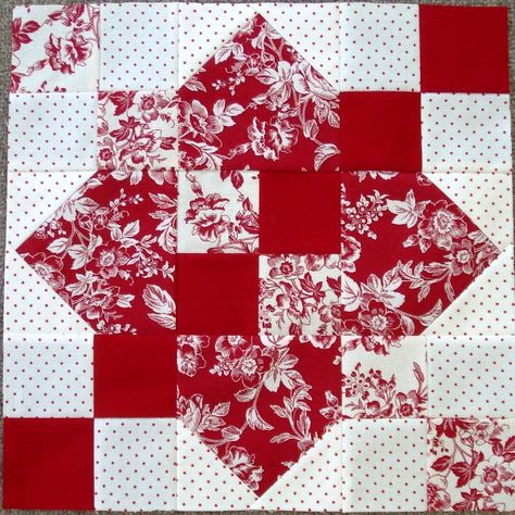 Red Quilts Ideas, Moda Blockheads, Quilts Blocks, Two Color Quilts, White Quilts, Red And White Quilts, Chic Quilts, Scrappy Quilt Patterns, Laundry Basket Quilts