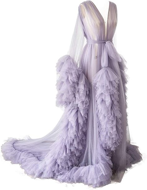 Tulle Robe Long Lingerie Bridal Dressing Gown Puffy Nightgown Photoshoot : Amazon.ca: Clothing, Shoes & Accessories Nightgown Photoshoot, Fancy Robes, Bridal Dressing Gown, Buffer Zone, Maternity Photography Studio, Wedding Scarf, Lingerie Bridal, Bath Robes For Women, Gothic Fairy