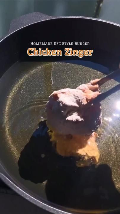 Kfc Zinger Burger, Kfc Zinger, Chicken Zinger, Family Cooking Recipes, Zinger Burger, Chicken Recipes Video, Chicken Breast Recipes Easy, Family Cooking, Chicken Dinner Recipes