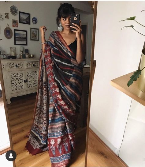 Assam Silk Saree, Desi Clothing, Saree Blouse Styles, Indian Sari Dress, Desi Wear, Modern Saree, Sari Dress, Indian Saree Blouse, Traditional Indian Outfits