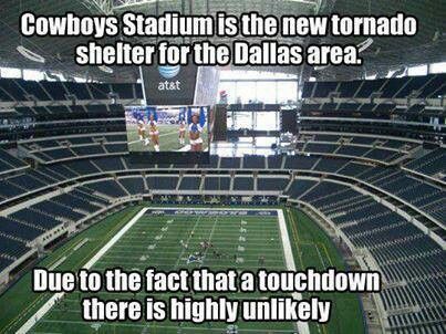 Tornado Shelter...... Cowboys Meme, Dallas Cowboys Memes, Cowboys Memes, Dallas Cowboys Funny, Memes Funny Hilarious, Tornado Shelter, Cowboys Stadium, Dump A Day, Can't Stop Laughing