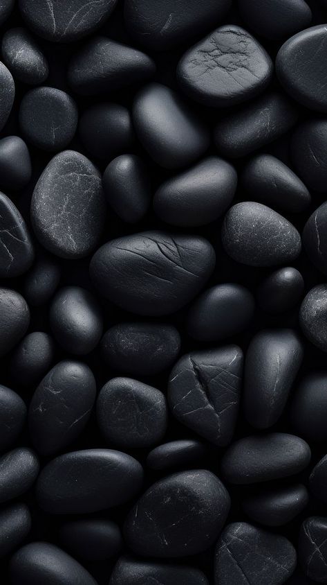 Stones black pill backgrounds. AI generated Image by rawpixel. | premium image by rawpixel.com / Techi Black Stone Wallpaper, Mobile Wallpaper Black, Black Stone Texture, Stone Mobile, Black Texture Background, Aesthetic Post, Iphone Dynamic Wallpaper, Rock Aesthetic, Best Nature Wallpapers