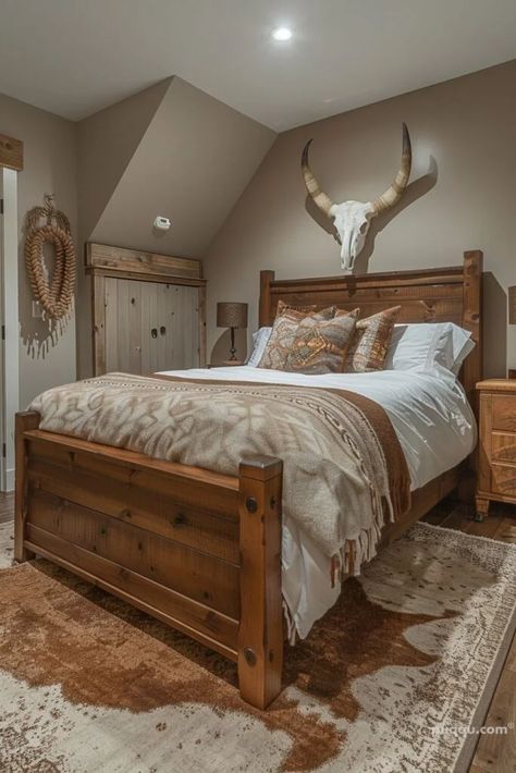 Western Style Bedroom, Modern Western Bedroom, Western Bedroom Ideas, Western Room Ideas, Western House, Cowgirl Bedroom, Western Room, Utah House, Carnival Photography