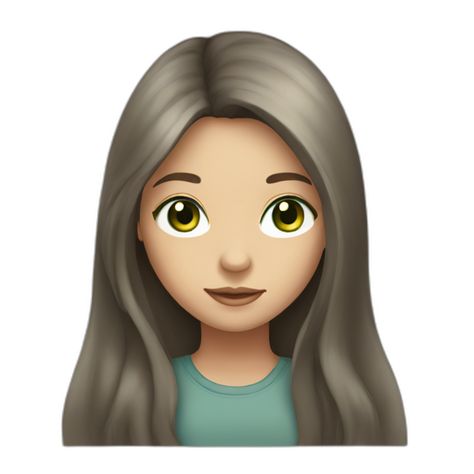 AI emoji generated from the prompt: a girl with long brown hair, gray-green eyes Brown Skin Blonde Hair, Girl With Long Brown Hair, Ios Stickers, Grey Green Eyes, Black Hair With Blonde Highlights, Emoji People, Red Bangs, Emojis Iphone, Beautiful Brown Hair