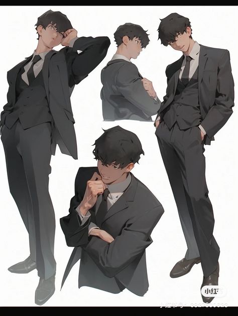 Sitting In Suit Reference, Man In Suit Art Reference, Bodyguard Reference, Checking Watch Pose Reference, Untied Tie Drawing Reference, Person In Suit Drawing, Suit And Tie Reference, Blazer Drawing Reference, Guy In A Suit Drawing