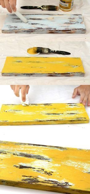 Ultimate guide on how to distress wood and furniture. Video tutorials of 7 easy painting techniques that give great results of aged look using simple tools. Easy Painting Techniques, Wood Painting Techniques, Furniture Video, Distress Wood, Distressed Wood Furniture, Into The Wood, Popular Woodworking, Distressed Furniture, Distressed Painting