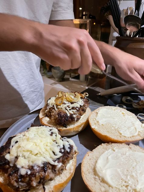 Men Cooking Aesthetic Faceless, Guy Cooking Aesthetic Faceless, Man Cooking Aesthetic Faceless, Man Baking, Bergman Brothers, Cooking Hobby, Man Cooking, Dream Lover, Sleepover Food