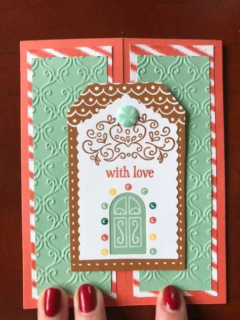 Gingerbread Cards, Pumpkin Gingerbread, Stampin Up 2020 2021, Paper Pumpkin Stampin Up, Stampin Up Paper Pumpkin, Pumpkin Cards, Pumpkin Projects, Homemade Christmas Cards, Pumpkin Party