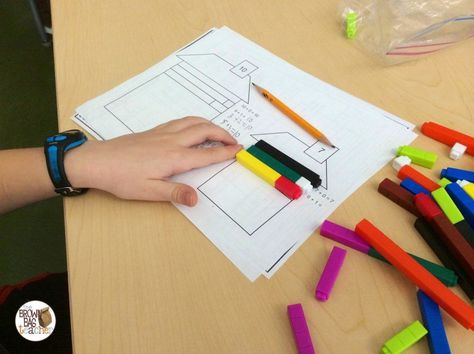 Using Cuisenaire Rods Cuisenaire Rods Activities, Teach Addition, Cuisenaire Rods, Math Centres, Kumon Math, Unifix Cubes, Number Sentences, Guided Math Groups, 1st Grade Activities