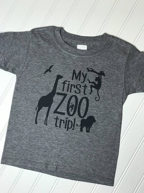 Zoo Trip, Circuit Ideas, T Shirt Ideas, Monogram Shirts, Cricut Joy, Travel Shirts, Shirt Ideas, 3rd Birthday, Circuit