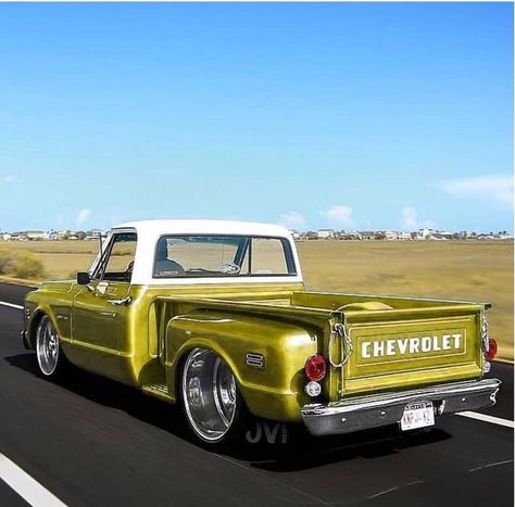 Stepside 67 Chevy Truck, Sky Car, Rat Rod Trucks, Chevy Stepside, 72 Chevy Truck, Lowrider Trucks, Lowered Trucks, C10 Chevy Truck, Custom Chevy Trucks