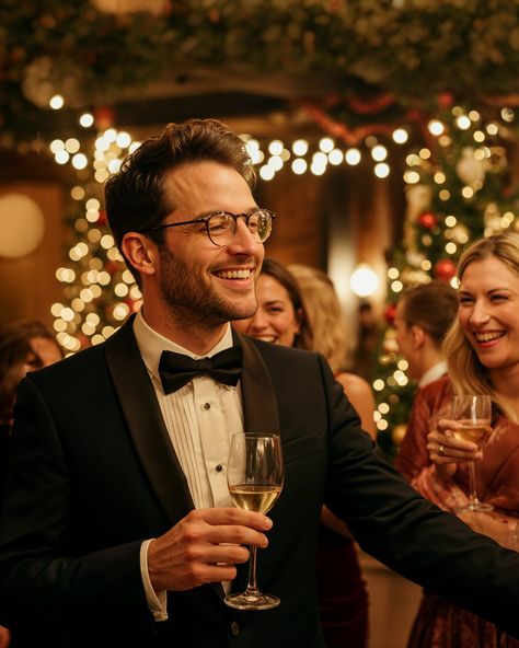 🎄✨Christmas party season is almost here! Get ready to shine at your work party in a sleek and stylish dinner suit. Whether it's cocktails or a formal gala, we’ve got the perfect look to make you stand out. 🍸🎉 Book your fitting today! 

#dinnersuit #tuxedo #blacktie #xmasparty Christmas Suits For Men, Black Tie Christmas Party, Black Tie Christmas, Mens Christmas Party Outfit, Fancy Christmas Party, Party Outfit Men, Fancy Christmas, Christmas Suit, Evening Accessories