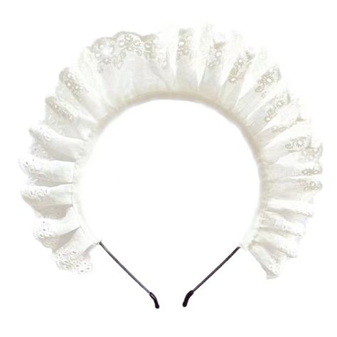 Lolita Pleated Laces Hair Hoop Women Elegant Hollow Out Pattern Makeup Headband for Girls Cosplay Mc Clothes, Fabric Crowns, Maid Headband, Cosplay Maid, Hair Holder, Fabric Crown, Women Hair Accessories, Wash Face, Lace Headband