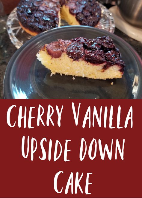 Cherry Upside Down Cake, Raspberry Tartlets, Pear Upside Down Cake, Upside Down Cake Recipe, Fall Dessert Recipes Easy, Cherry Crumble, Cherry Vanilla, Pumpkin Spice Recipe, Recipes With Few Ingredients