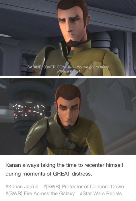 This is one of the many reasons Kanan Jarrus is one of the best Jedi ever Kannan Jarrus, Shatterpoint Lineage, Kanan Jarrus, Sw Rebels, Space Family, Star Wars Jokes, Stars Wars, Jedi Knight, Nerdy Girl