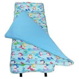 Amazon.com: Wildkin Olive Kids Mermaids Nap Mat: Toys & Games Mermaid Sleeping Bag, Mermaid Kids, Roll Up Design, Kids Sleeping Bags, Laser Engraved Leather, Plaid Dog Bandana, Nap Mat, Baby Bloomers, Elegant Baby