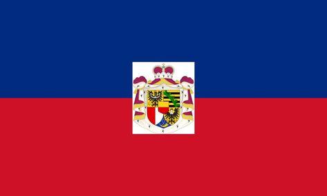 This is what it would look like if Liechtenstein adopted a Hatian-style flag. Haiti, Adoption, Flag, Map, Signs