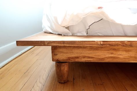 BUILDING A PLATFORM BED — The Sorry Girls Wooden Bed Platform, Diy Low Profile Bed Frame, Platform Wood Bed, Platform Bed Diy, Diy Platform Bed Frame, Build A Platform Bed, Low Profile Bed Frame, Platform Bed Wood, Low Platform Bed