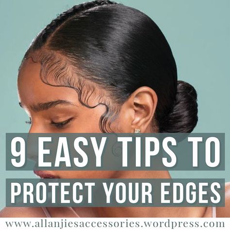 Edge Protecting Styles, Hairstyles To Protect Hairline, Hair Tricks, Lost Hair, Baby Hairs, How To Protect Yourself, Black Hairstyles, Popular Hairstyles, What Can I Do