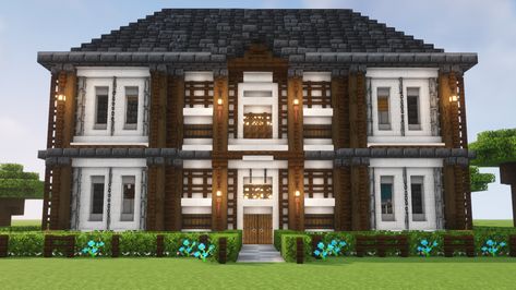 This is a large quartz minecraft survival house design that i have made. And i would really like to share it with you,in this video i show you how to build this base step by step. #minecrafthouse #minecraftsurvivalhouse #minecraftlargesurvivalhouse #minecraft Minecraft Quartz House Ideas, Minecraft House Quartz And Wood, Minecraft Quarts Building, Minecraft Houses Quartz, Minecraft Weaver House, Black Minecraft House, Minecraft Quartz House, Minecraft Quartz Build, Minecraft Big House Ideas