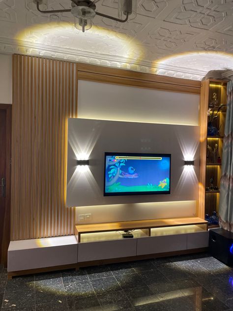 Cabinet Wall Design, Tv Wall Design Luxury Tvs, Tv Cabinet Wall, Tv Wall Decoration, Tv Cabinet Wall Design, Tv Cabinet Design Modern, Modern Tv Unit Designs, Tv Unit Furniture Design, Tv Unit Decor