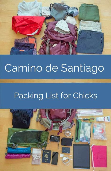 Camino Trail, Packing List For Women, Printable Packing List, Festival Camping, The Camino, Saint Jacques, Destination Voyage, Packing Tips For Vacation, Go Camping