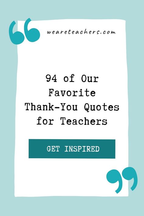 Show your gratitude for hardworking educators with these teacher appreciation quotes for teachers. You will want to share them every year! Words Of Affirmation For Teachers, Quotes Teachers Inspirational, Thankful For Teachers Quotes, Words For Teachers Appreciation, Sayings About Teachers, Best Teacher Quotes From Students, Teacher Appreciation Quotes Gratitude, Positive Teacher Quotes, Quotes For Teachers Appreciation