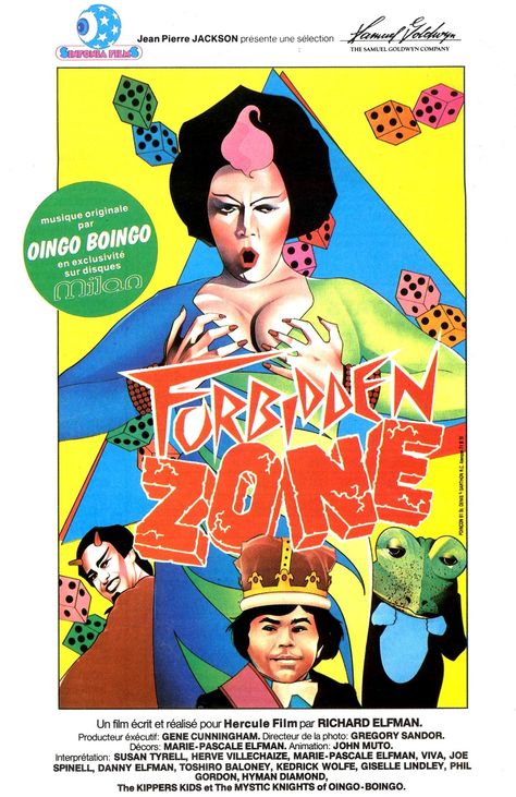 Forbidden Zone (1980) (Richard Elfman) Independent Film, Independent Films, Favorite Movie, Movie Art, Kung Fu, Movie Poster, Google Images, Sci Fi, Favorite Movies