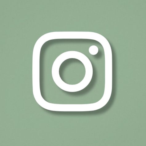 Instagram icon in sage green. Follow for more pins Instagram Sage Green Icon, Pastel Green Instagram Icon, Mint Green Instagram Icon, Instagram Icons Aesthetic Green, Sage Green Instagram Icon, Instagram Green Icon, Green Instagram Icon, Green App Icons Aesthetic, Sage Green Icons