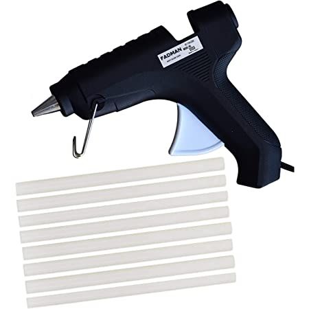 FADMAN BLACK 40 WATT HOT MELT GLUE GUN WITH 8 ADHESIVE HOT GLUE STICKS Hot Glue Sticks, Ankle Bracelets Diy, How To Remove Adhesive, Bracelets Diy, Spray Adhesive, Glue Sticks, Glue Gun, Hot Glue Gun, Hot Glue