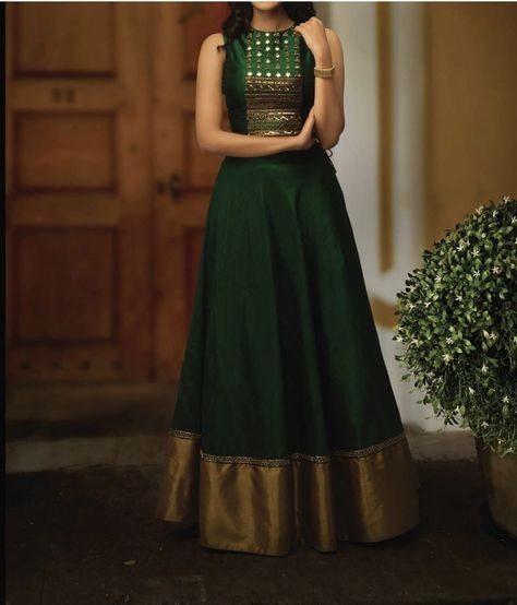 Silk Saree Into Anarkali, Anarkali Dress From Old Silk Saree, Outfit From Old Silk Saree, Saree Reuse Ideas Indian Weddings, Old Silk Saree Gown Design, Gown Designs From Old Saree, Lehengas From Old Sarees, Gorget Saree Dress Design Ideas, Paithani Saree Dress Design Ideas