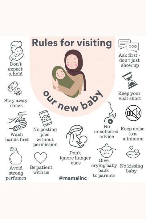 New Mom Visiting Rules, Rules When Visiting New Baby, New Mom Rules, Rules After Baby Is Born, Newborn Parenting Tips, Baby Rules For Family, Postpartum Visiting Rules, 5-5-5 Rule Postpartum, Hospital Rules For Visiting Baby