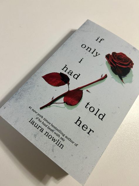 Book Review: If Only I Had Told Her by Laura Nowlin If Only I Had Told Her Book, Always And Forever Lara Jean Book, Below Zero Ali Hazelwood Book, Laura Nowlin Books, The Last Letter Rebecca Yarros Book, Toxic By Nicole Blanchard Book, Body Changes During Pregnancy, Her Book, First Novel