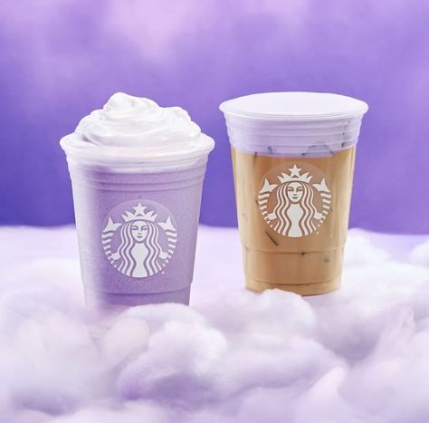 You're not dreaming! Lavender Crème Frappuccino Drink & Iced Chai with Lavender Cream Cold Foam. Available for a limited time at Starbucks. Lavender Iced Coffee, Lavender Drink, Cream Cold Foam, Lavender Cream, Coffee Treats, Iced Chai, Cold Foam, At Starbucks, Starbucks Drinks