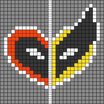 Marvel Tapestry Crochet, Alpha Bead Pattern, Deadpool Cross Stitch, Marvel Alpha Pattern, Crochet Bag Tapestry, Easy Perler Beads Ideas, Easy Pixel Art, Pixel Art Grid, Thread & Yarn