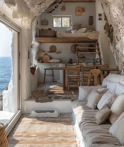 | From 1-10. Which one is your favorite ? 👇😍 🏠follow us at @tinyhome.wow 🏠 🏠follow us at @tinyhome.wow 🏠 🏠follow us at @tinyhome.wow… | Instagram Formentera House, Quiet Summer, Cave Bedroom, Mind Palace, Beach House Interior Design, Tiny House Nation, Diy Casa, Rustic Home Design, Tiny House Movement