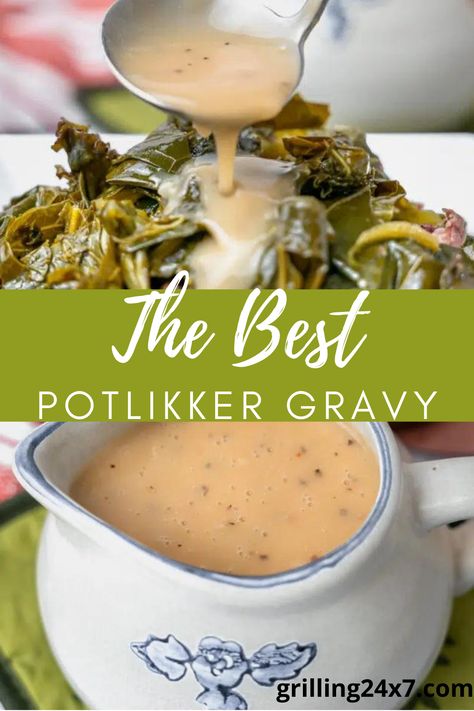 This pot liquor, also called potlikker gravy or collard liquor, is the perfect gravy to top off everything from turkey to mashed potatoes. Pot Liquor, White Cheddar Mashed Potatoes, Southern Coleslaw, Smoked Turkey Legs, Deep Fried Turkey, Easy Grilling Recipes, Fried Turkey, Thanksgiving Dinner Recipes, Coleslaw Recipe