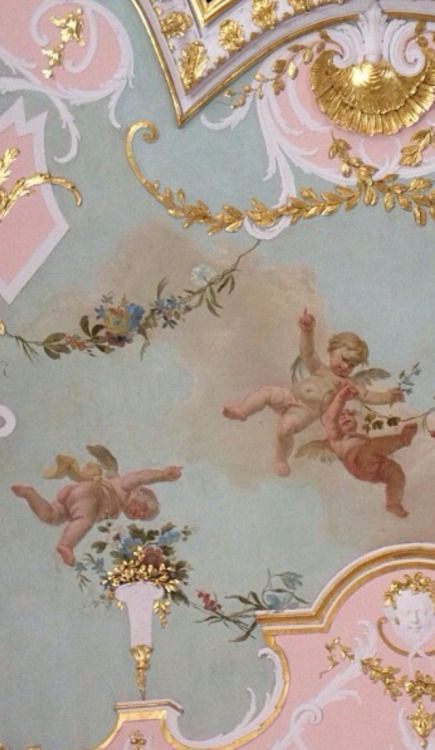 Rococo design Ethereal Aesthetic Wallpaper, Rococo Aesthetic, Ethereal Aesthetic, Angel Aesthetic, Gold And Pink, Princess Aesthetic, Aesthetic Pink, Art Plastique, Rococo