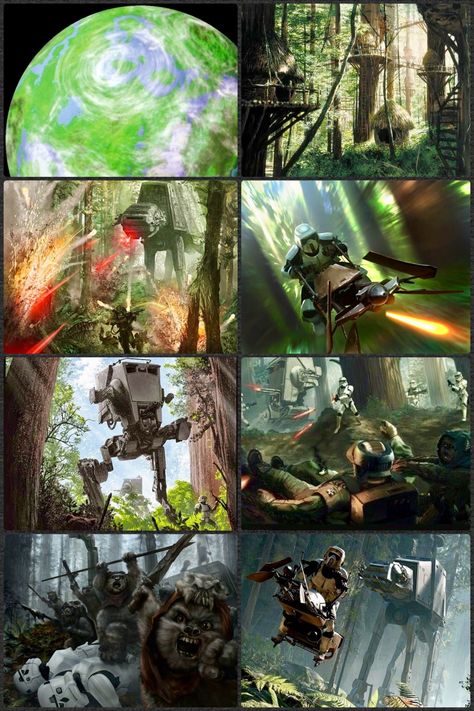 The Forest Moon Of Endor Star Wars Endor Star Wars, Forest Moon Of Endor, Space Fairy, Star Wars Planets, Sci Fi Rpg, Creative Writing Ideas, Forest Moon, Dark Fantasy Artwork, Galactic Republic