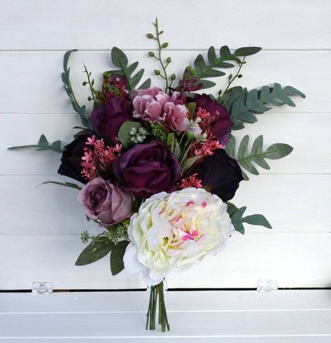 Wedding bouquet set Dark plum bouquet Plum lilac bouquet toss bouquet fall wedding bouquet boho wedding bouquet hydrangea bouquet set #etsy #purple #pink #wedding #bohohippie #plumlilacbouquet #darkplumbouquet #tossbouquet #weddingbouquetset https://etsy.me/3Aqw87x Purple Autumn Wedding Flowers, Plum Boho Wedding, Prom Bouquets 2024, Plum And Navy Wedding Flowers, Purple Ranunculus Bouquet, Dark Purple Floral Arrangements, Plum Bouquet Wedding, Dark Purple And Pink Wedding, Dark Purple Wedding Flowers