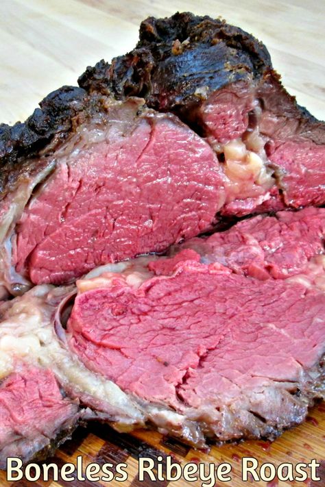 Boneless Rib Roast Recipe, Boneless Ribeye Roast, Beef Ribeye Roast, Meal For One, Prime Rib Roast Recipe, Beef Tenderloin Recipes, Ribeye Roast, Boneless Ribs, Rib Roast Recipe