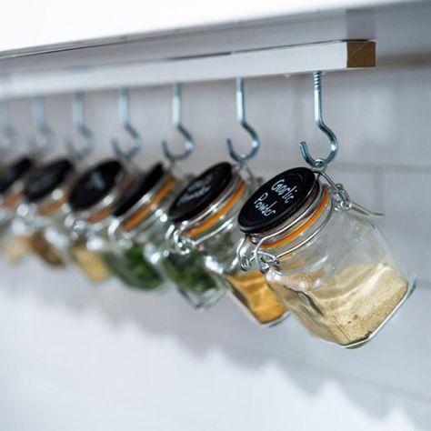 12 Genius Spice Storage Ideas | Taste of Home Hanging Spice Rack, Cabinet Spice Rack, Spice Organizers, Organiser Cucina, Spice Shelf, Spice Drawer, Spice Rack Organiser, Ideas Para Organizar, Spice Storage