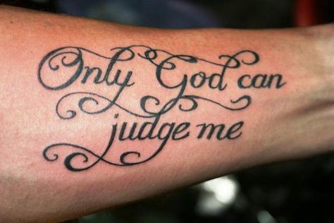 Inspirational Quote Tattoos 27 Font Tato, Tattoo Font For Men, Only God Can Judge Me, Tattoo Guide, Tattoo Quotes For Men, Believe Tattoos, Tattoo Son, Tattoo Script Fonts, Tattoo Lettering Design