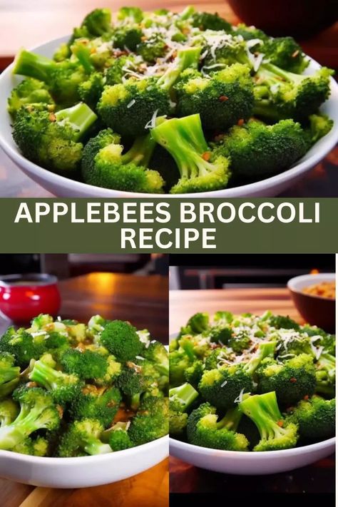 Learn how to make the perfect applebees broccoli recipe at home with this easy-to-follow guide. This delicious side dish is a great way to get your daily serving of vegetables while still satisfying your taste buds. Applebees Steamed Broccoli Recipe, Outback Broccoli Recipe, Applebees Broccoli, Broccoli Side Dish Recipes, Steamed Broccoli Recipes, Steam Vegetables Recipes, Applebees Recipes, Applebees Copycat Recipes, Steam Broccoli