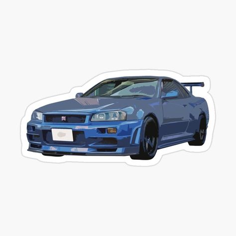 Nissan Skyline R34 Gtr, Nissan Skyline R34, Skyline Gtr R34, R34 Gtr, Jdm Stickers, Jdm Wallpaper, Gtr R34, Skyline R34, Nissan Gtr Skyline