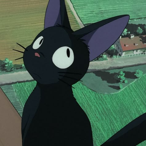 Kiki Cat, Personajes Studio Ghibli, Studio Ghibli Characters, Kiki Delivery, Ghibli Artwork, Ghibli Studio, Kiki's Delivery Service, Studio Ghibli Movies, Studio Ghibli Art