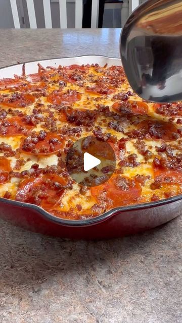 Pepperbellypete on Instagram: "Supreme Pizza Pasta. Video Inspired by Katie Cross. It looked so good I had to try it. #cooking #pizza #pasta #recipe #dinner #fyp" Supreme Pizza Pasta, Pizza Treats, Casserole Pizza, Pizza Soup Recipe, Pepperoni Dip, Pizza Pasta Casserole, Pizza Pasta Recipe, Pizza Pasta Bake, Supreme Pizza